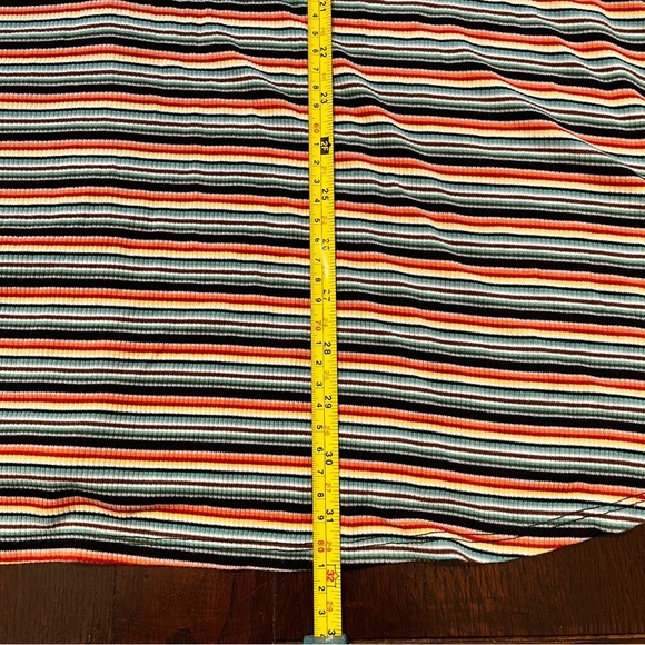 Wild Fable Junior Women's Striped summer Midi Rayon Dress size Med - Picture 4 of 8